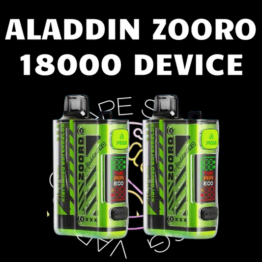Aladdin Zooro 18000 Disposable Device - Sg Vape Shop Singapore SG